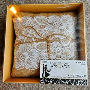 Ring Bearer Bridal Wedding Pillow